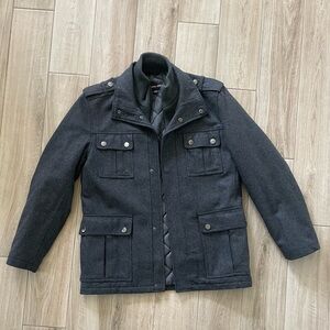 Men's Michael Kors Wool Blend Gray Jacket